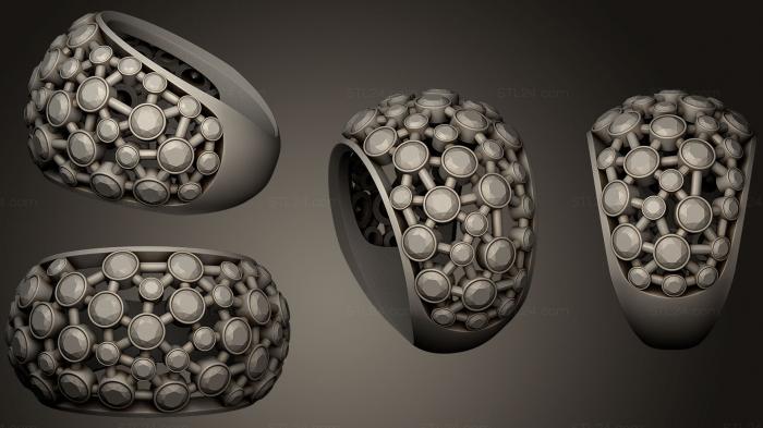 Ювелирные перстни и кольца (Кольцо 91, JVLRP_0192) 3D модель для ЧПУ станка